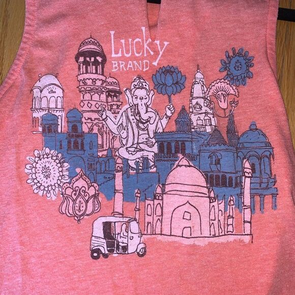 — Lucky Brand — Dark Pink Tank Top XS - Picture 5 of 7